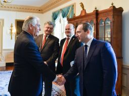 Встреча Петра Порошенко и Рекса Тиллерсона