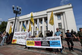 Rally in support of electoral law changes