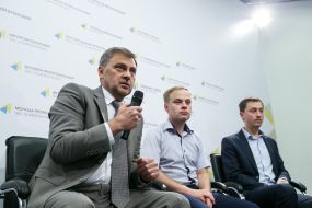 Konstantin Voroshilin, Yaroslav Yurchyshyn and Oleksiy Sobolev