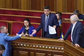 Vladimir Groysman, Oksana Markarova, Stepan Kubiv
