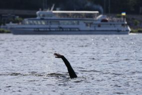 Training of Oleg Ivanenko on the water