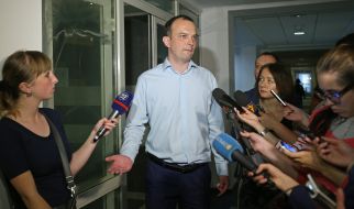 Egor Sobolev answers questions from journalists