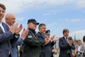 Valery Golovko, Alexander Turchinov and Arsen Avakov