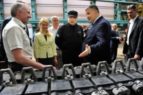 Yulia Svetlichnaya, Alexander Turchinov and Arsen Avakov