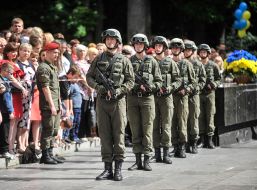 The ceremony of graduating NSU officers