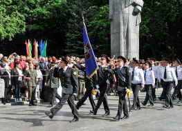 The ceremony of graduating NSU officers