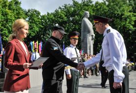 Yulia Svetlichnaya and Alexander Turchinov