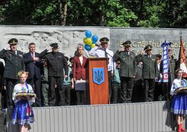 Yulia Svetlichnaya, Arsen Avakov, Alexander Turchinov and Yuri Allerov