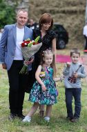 Pavel Tabakov with his wife and children