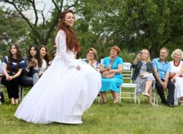 The presentation of the Ukrainian Haute Couture collection by Oksana Karavanska