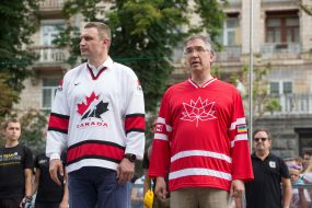 Vitali Klitschko and Roman Vashchuk