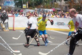 The game moment of the match