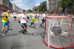 The game moment of the match