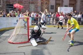 The game moment of the match