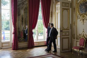 Meeting of Petro Poroshenko and Eouard Philippe