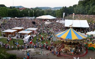 Picnic area of "Alfa Jazz Fest" festival