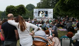 Picnic area of "Alfa Jazz Fest" festival