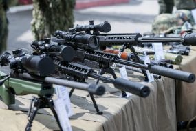 Demonstration of modern small arms