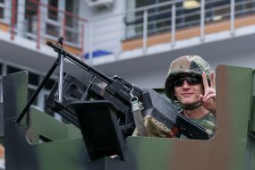 Servicemen of the National Guard