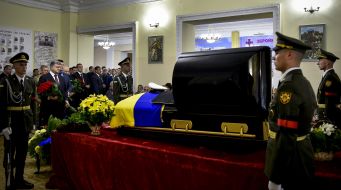 The farewell ceremony with Maxim Shapoval