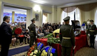 The farewell ceremony with Maxim Shapoval