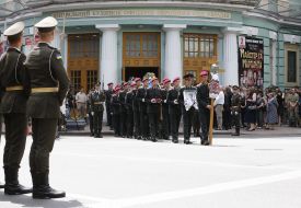 The farewell ceremony with Maxim Shapoval