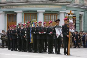 The farewell ceremony with Maxim Shapoval