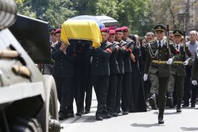 The farewell ceremony with Maxim Shapoval