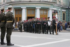 The farewell ceremony with Maxim Shapoval