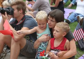 Picnic on the territory of the US Embassy