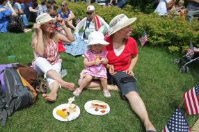 Picnic on the territory of the US Embassy