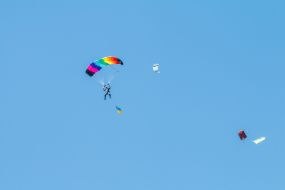 Demonstration skydiving