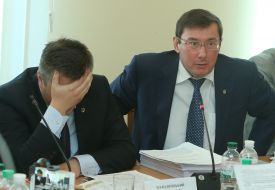 Yuriy Lutsenko and Nazar Holodnitsky