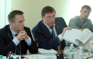 Yuriy Lutsenko and Nazar Holodnitsky