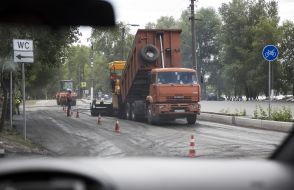 Road works 