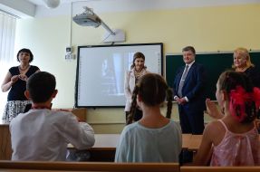 Petr and Marina Poroshenko