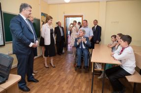 Petr and Marina Poroshenko