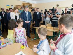 Petr and Marina Poroshenko