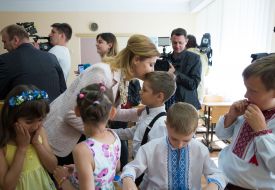 Petr and Marina Poroshenko