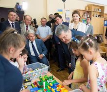 Petr and Marina Poroshenko