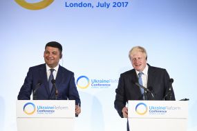 Vladimir Groisman and Boris Johnson