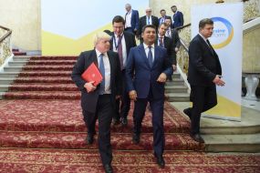 Vladimir Groisman and Boris Johnson