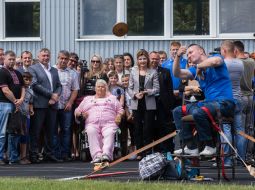 Marina Poroshenko in the Lugansk region