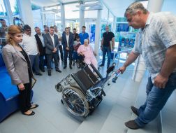 Marina Poroshenko in the Lugansk region