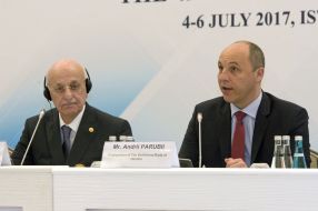 Исмаил Кахраман и Андрей Парубий