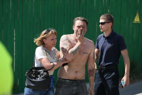 A resident of a building where an explosion occurred