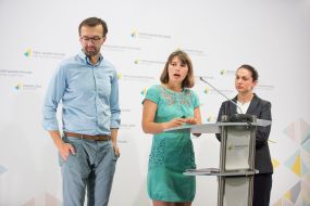 Sergey Leshchenko, Daria Kalenyuk, Anna Hopko