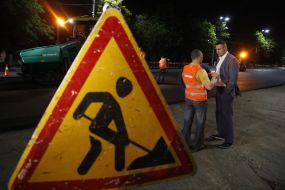 Vitali Klitschko inspected the repair of Povitroflotsky avenue