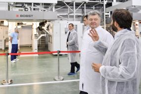 Petr Poroshenko and Michele Guala