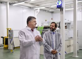 Petr Poroshenko and Michele Guala